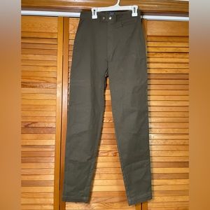 Gap pants, army green size 8 straight fit